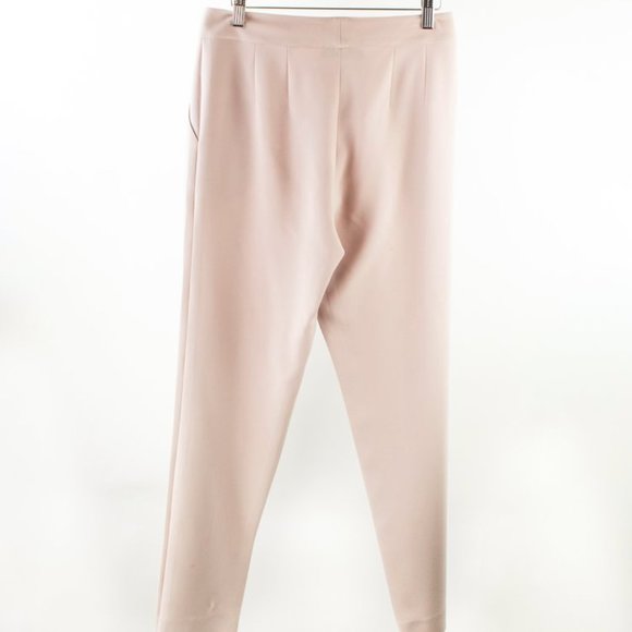St. John Blush Crepe Tapered Trousers - Picture 2 of 8